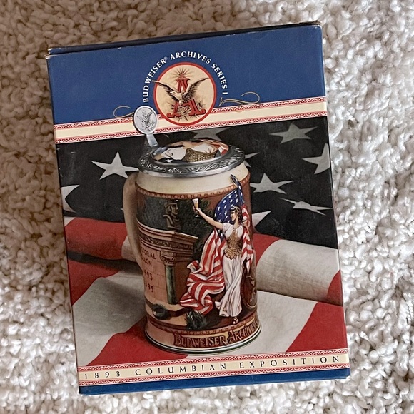 ANHAUSER BUSCH BUDWEISER ARCHIVES SERIES BEER STEIN - Picture 1 of 7